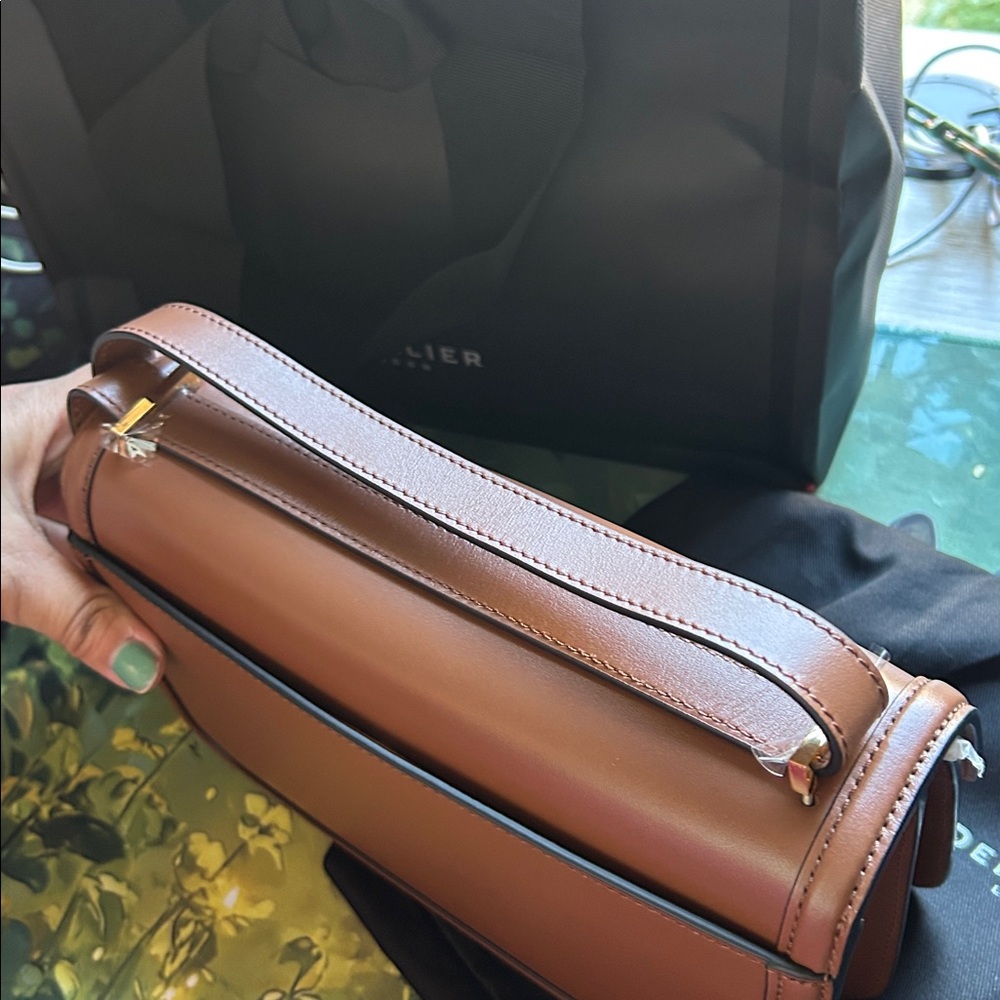 DeMellier The Paris Crossbody Bag Smooth brown NEW - Picture 6 of 7